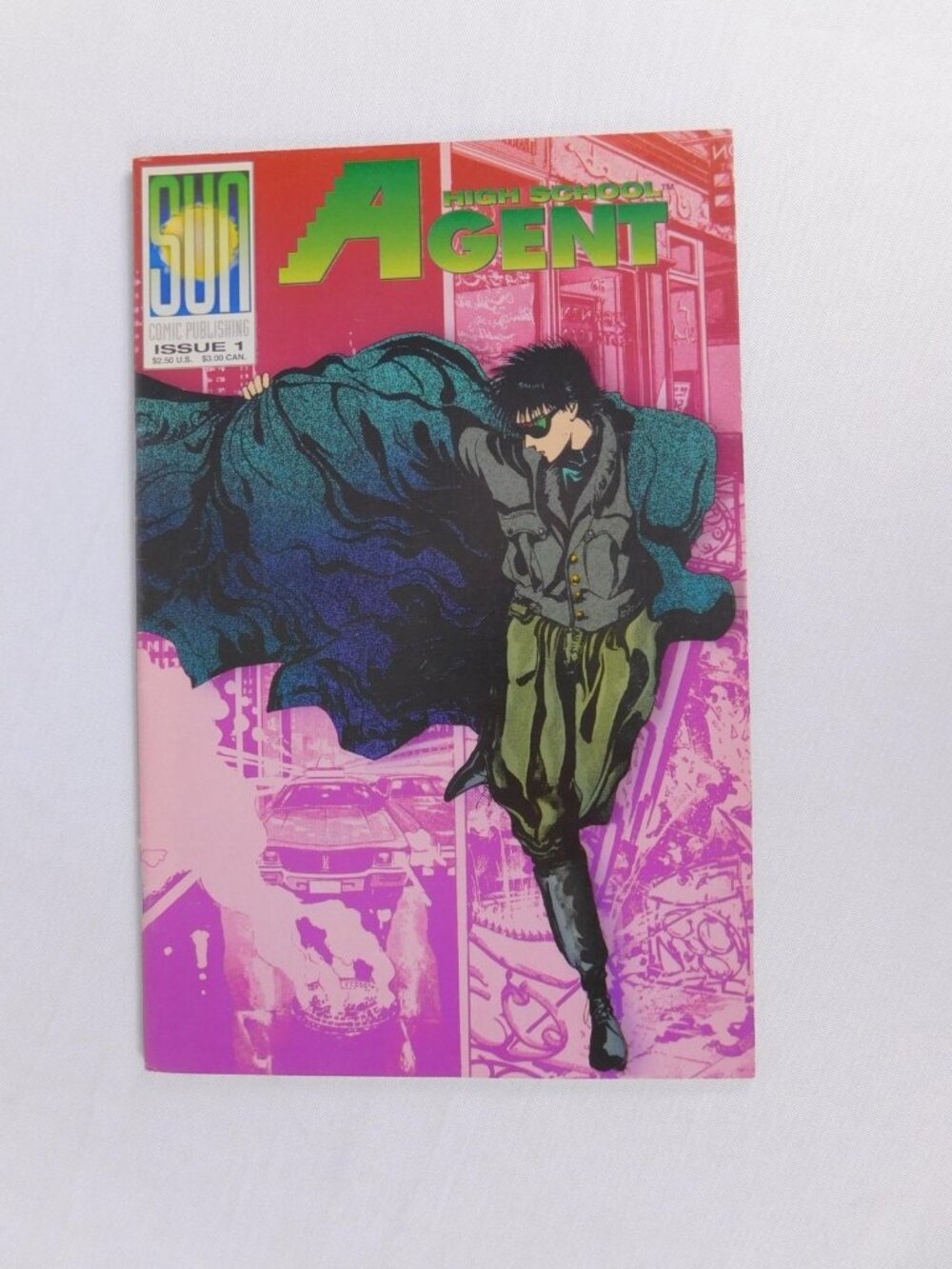 Vintage High School Agent #1 1992 Sun Comic Publishing Manga Partial Color